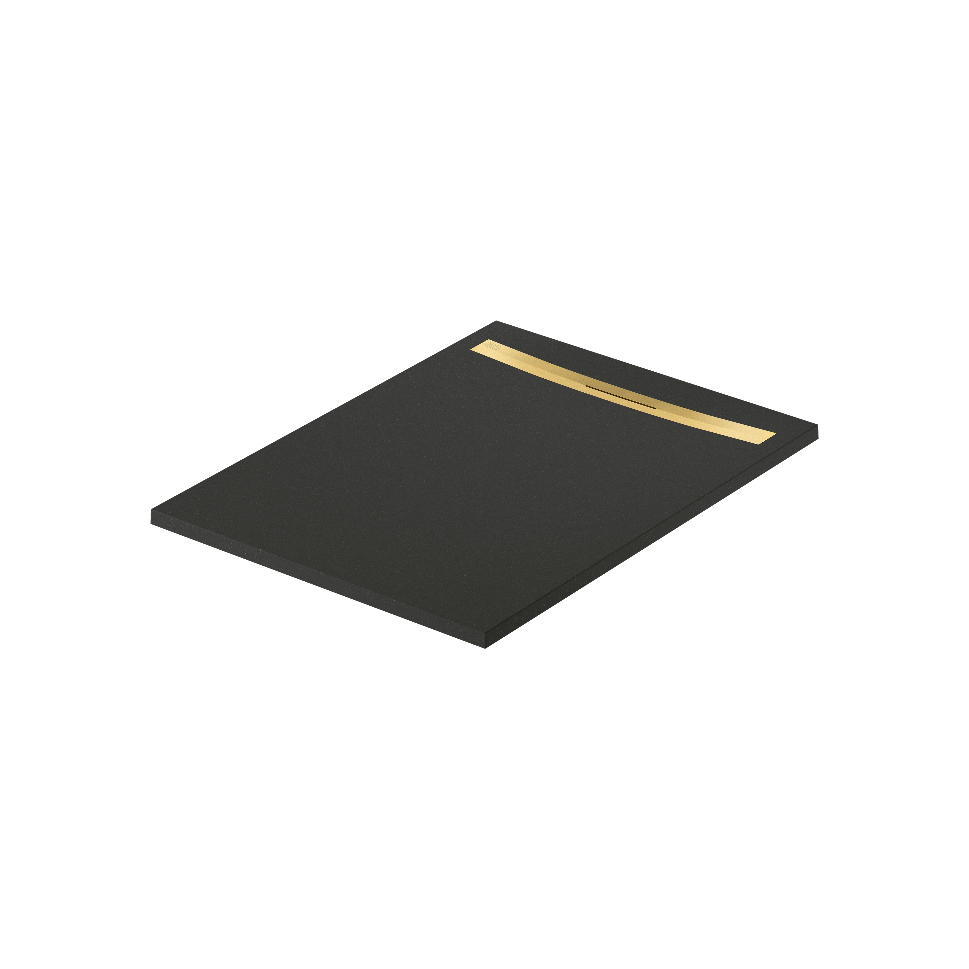 Meissen Keramik Kontra brodzik prostokątny z maskownicą 120x90 cm czarny S207-017