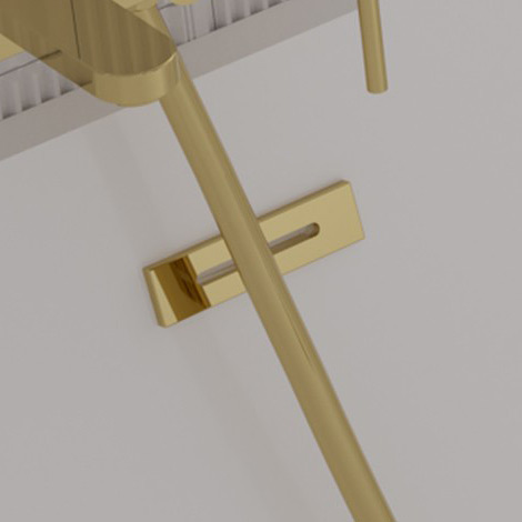 Besco maskownica przelewu i odpływu złota ZM-WW-ZL