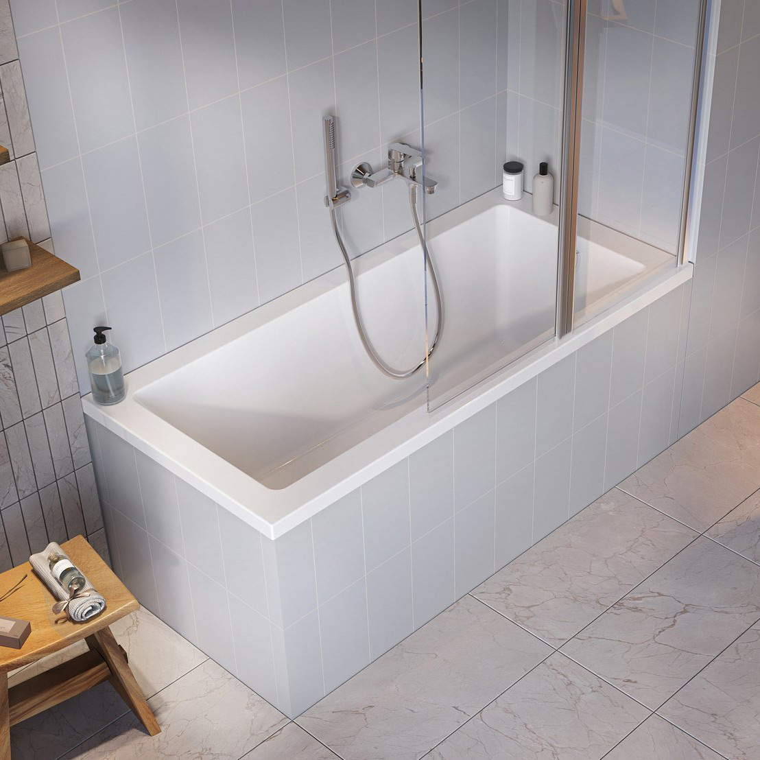 Ravak Natural wanna prostokątna 160x70 cm biała XC00100110