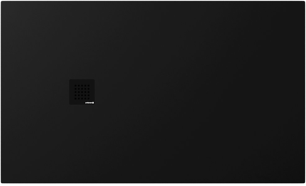 Polysan Treneca brodzik prostokątny 150x90 cm czarny 84310.21