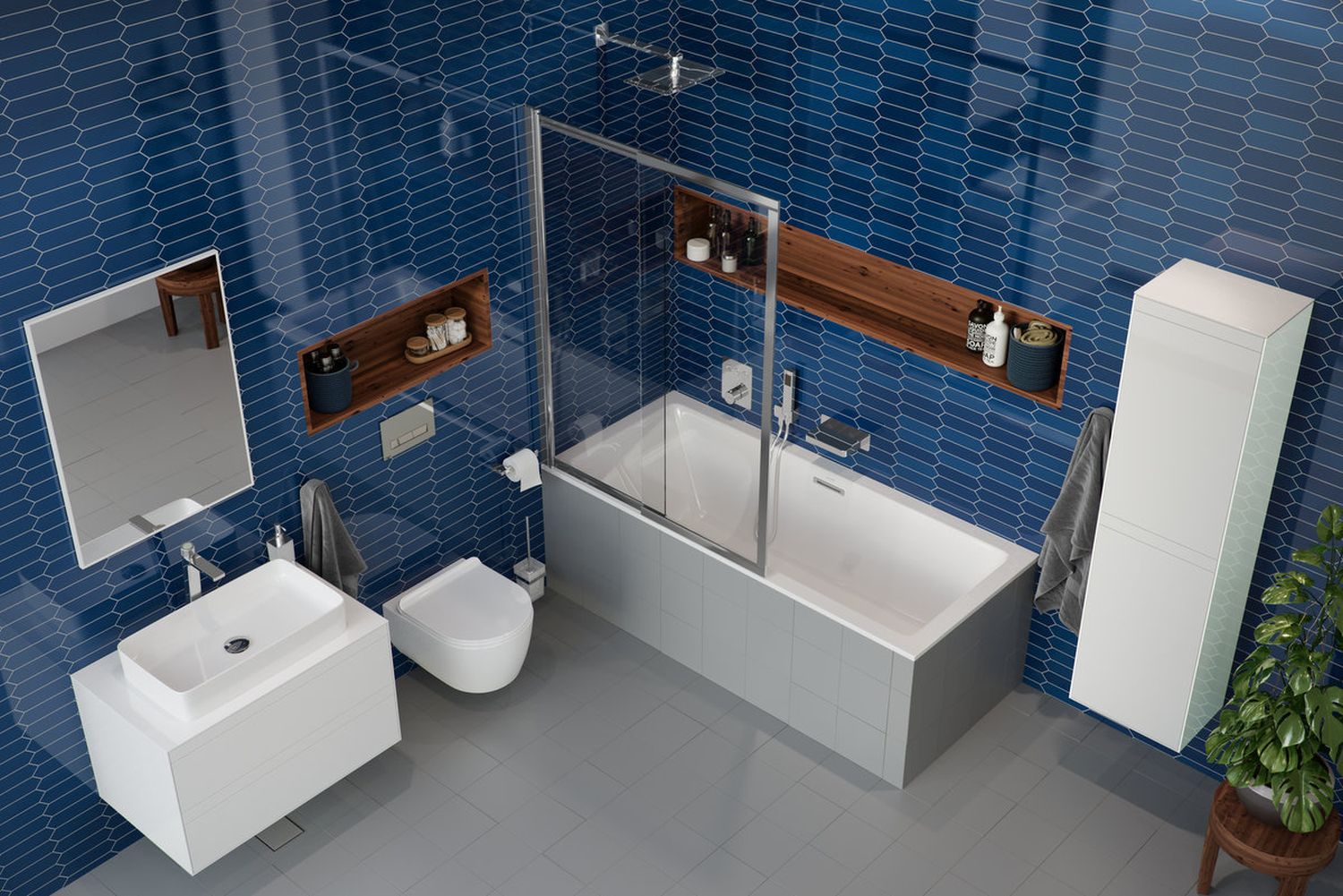 Excellent Heaven Slim wanna prostokątna 170x75 cm biała WAEX.HEV17WHS - Wysyłka w 24h