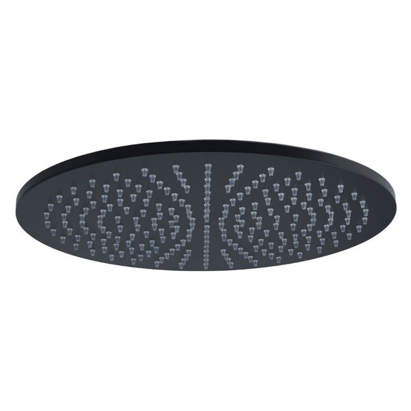 Paffoni Stick deszczownica 22,5 cm okrągła czarny mat ZSOF074NO