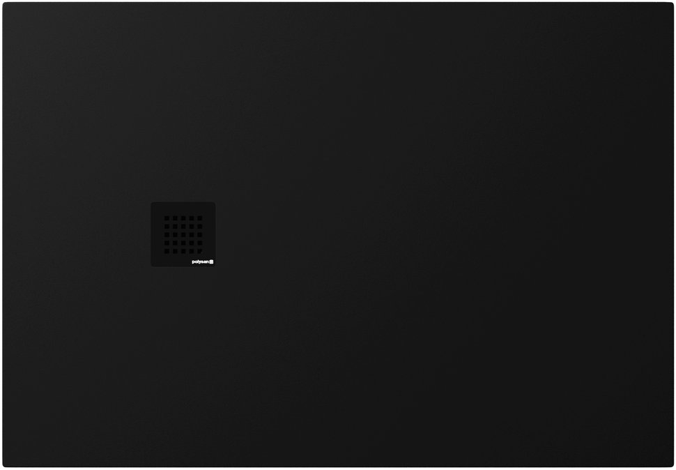 Polysan Treneca brodzik prostokątny 130x90 cm czarny 84308.21