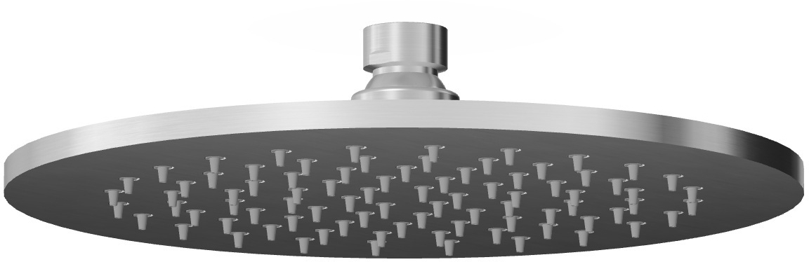 Zucchetti Helm deszczownica 22 cm okrągła stal nierdzewna szczotkowana Z94261.X