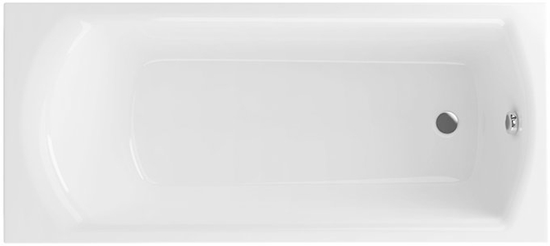 Excellent Lamia Slim wanna prostokątna 160x75 cm biała WAEX.LAM16WHS