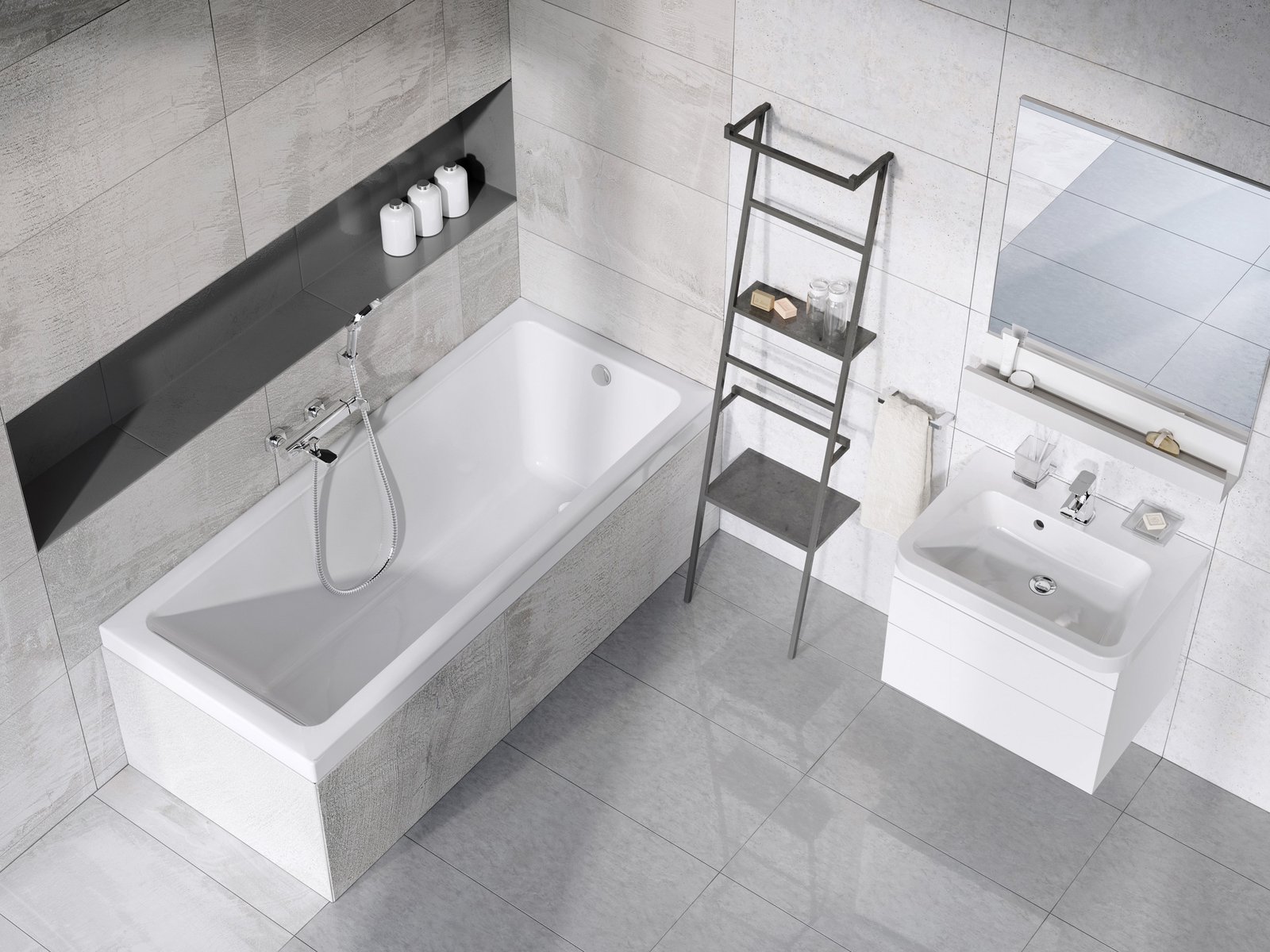 Ravak 10° wanna prostokątna 170x75 cm biała CA71000000