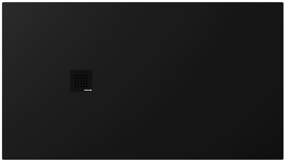 Polysan Treneca brodzik prostokątny 160x90 cm czarny 84311.21