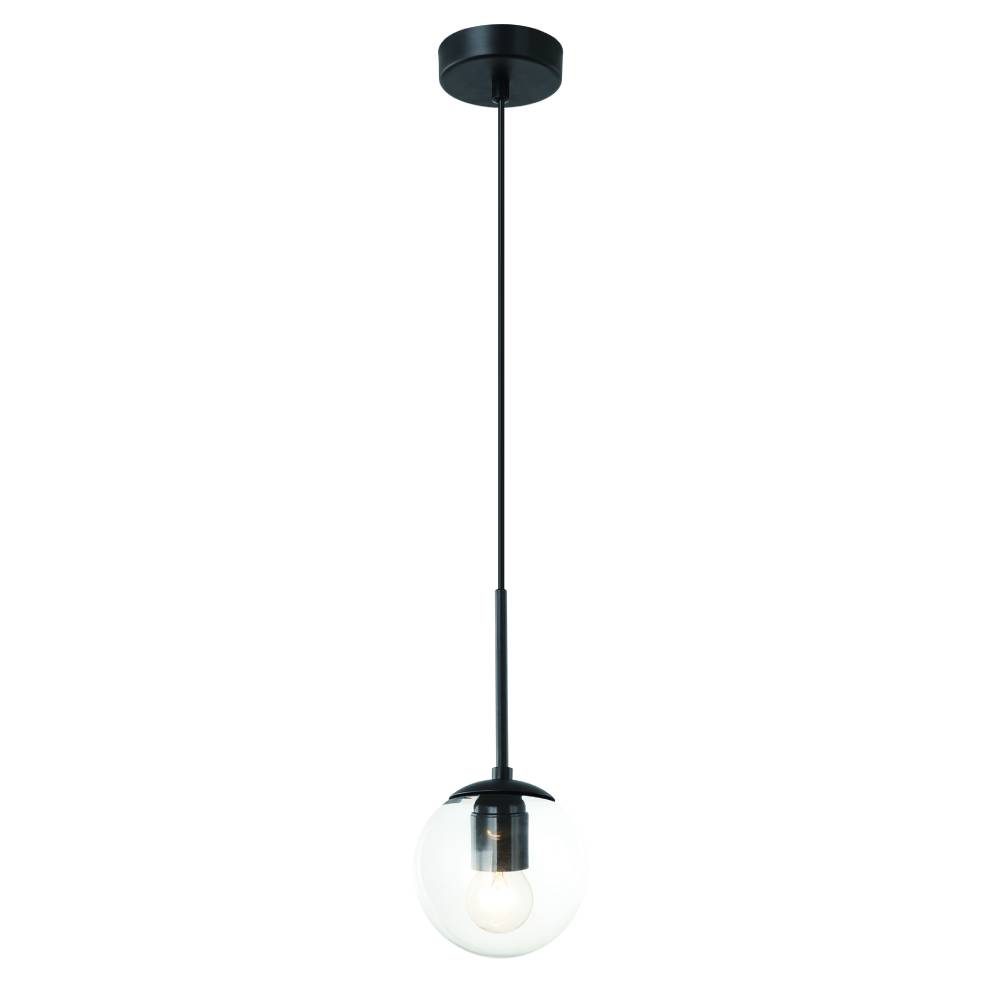 Open Design Bao I Nero Claro lampa wisząca 1x8W czarny/przezroczysty OR80100