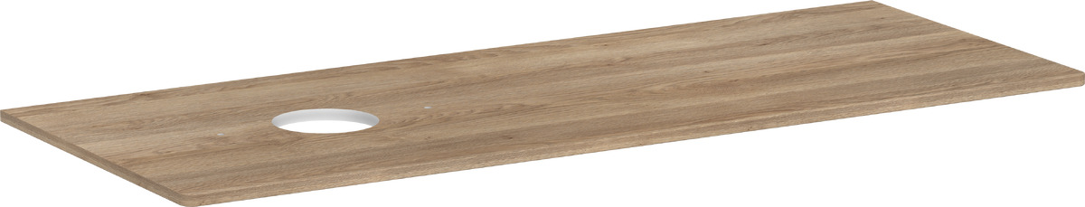 Hansgrohe Xelu Q blat naszafkowy 136x55 cm dąb 54116230
