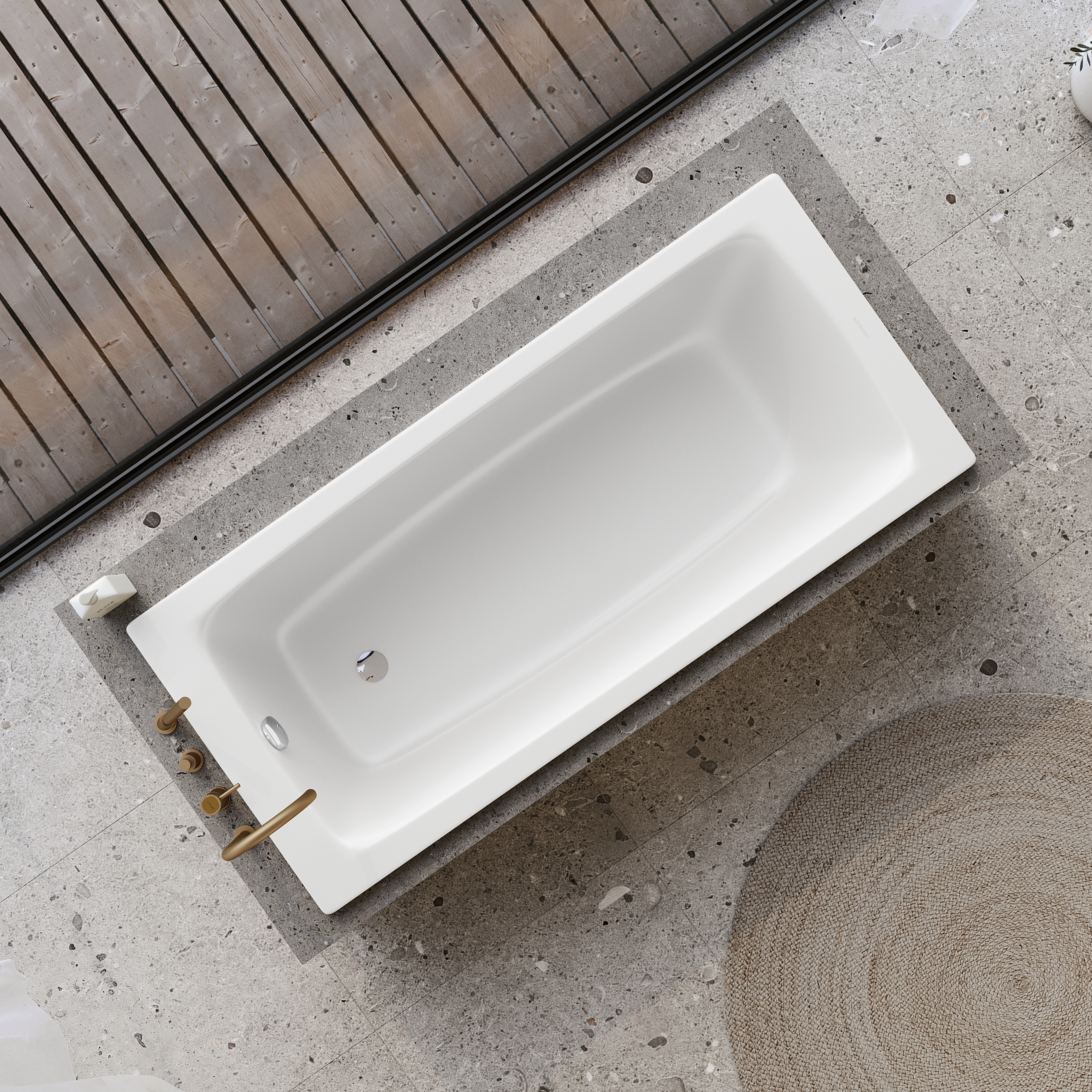 Kaldewei Cayono wanna prostokątna 170x70 cm model 749 biały mat 274900010711