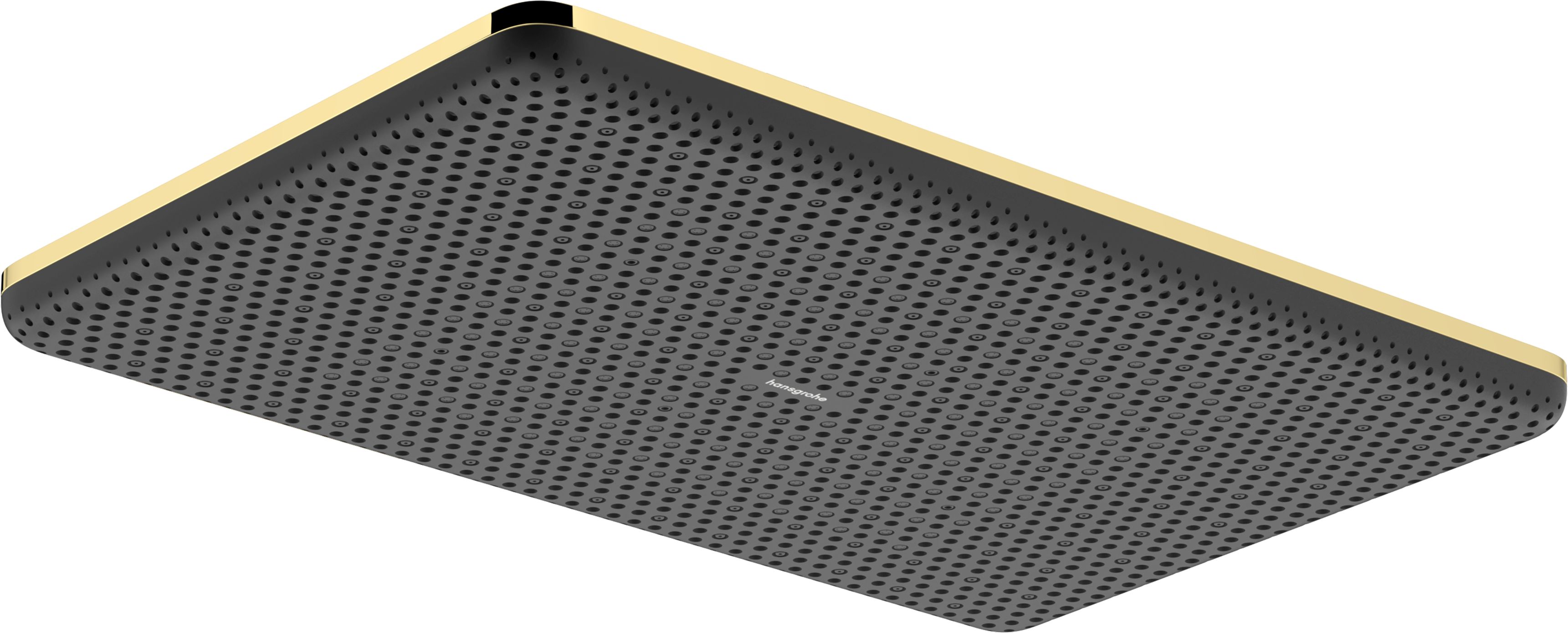 Hansgrohe Raindance Alive Q deszczownica 34,3x21,4 cm prostokątna złoty optyczny polerowany 24531990