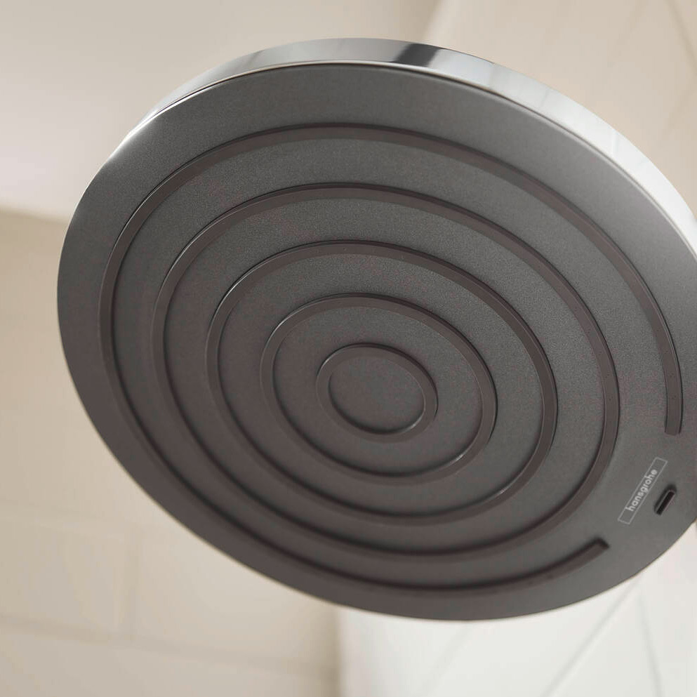 Hansgrohe Pulsify deszczownica 26 cm okrągła EcoSmart z przyłączem ściennym chrom 24151000