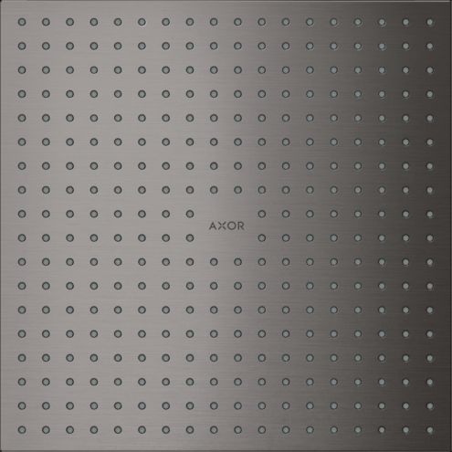 Axor ShowerSolutions deszczownica 30 cm kwadratowa sufitowa czarny chrom szczotkowany 35317340