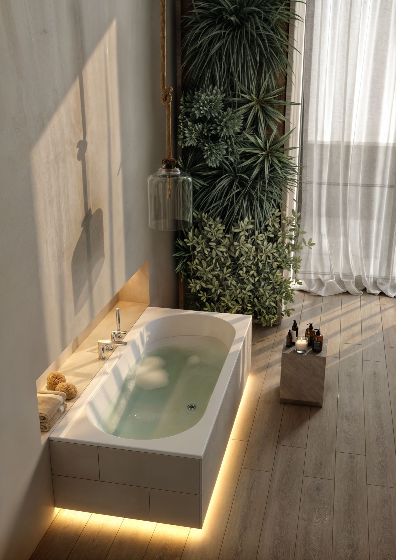 Schedline Celestia wanna prostokątna 170x75 cm biała 3WSP.C1P-17075