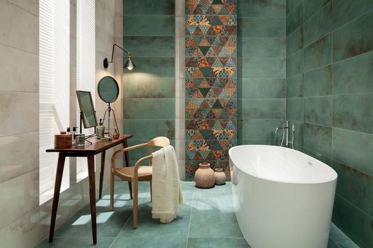 Tubądzin Goldgreen beige płytka ścienna 29,8x74,8 cm