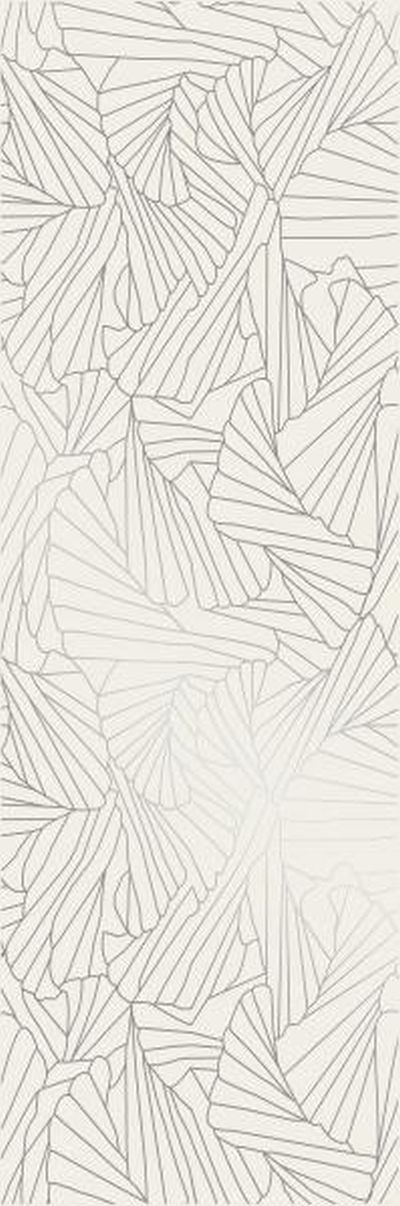 Paradyż Ray Silver Inserto Dekor płytka ścienna 25x75 cm szary mat