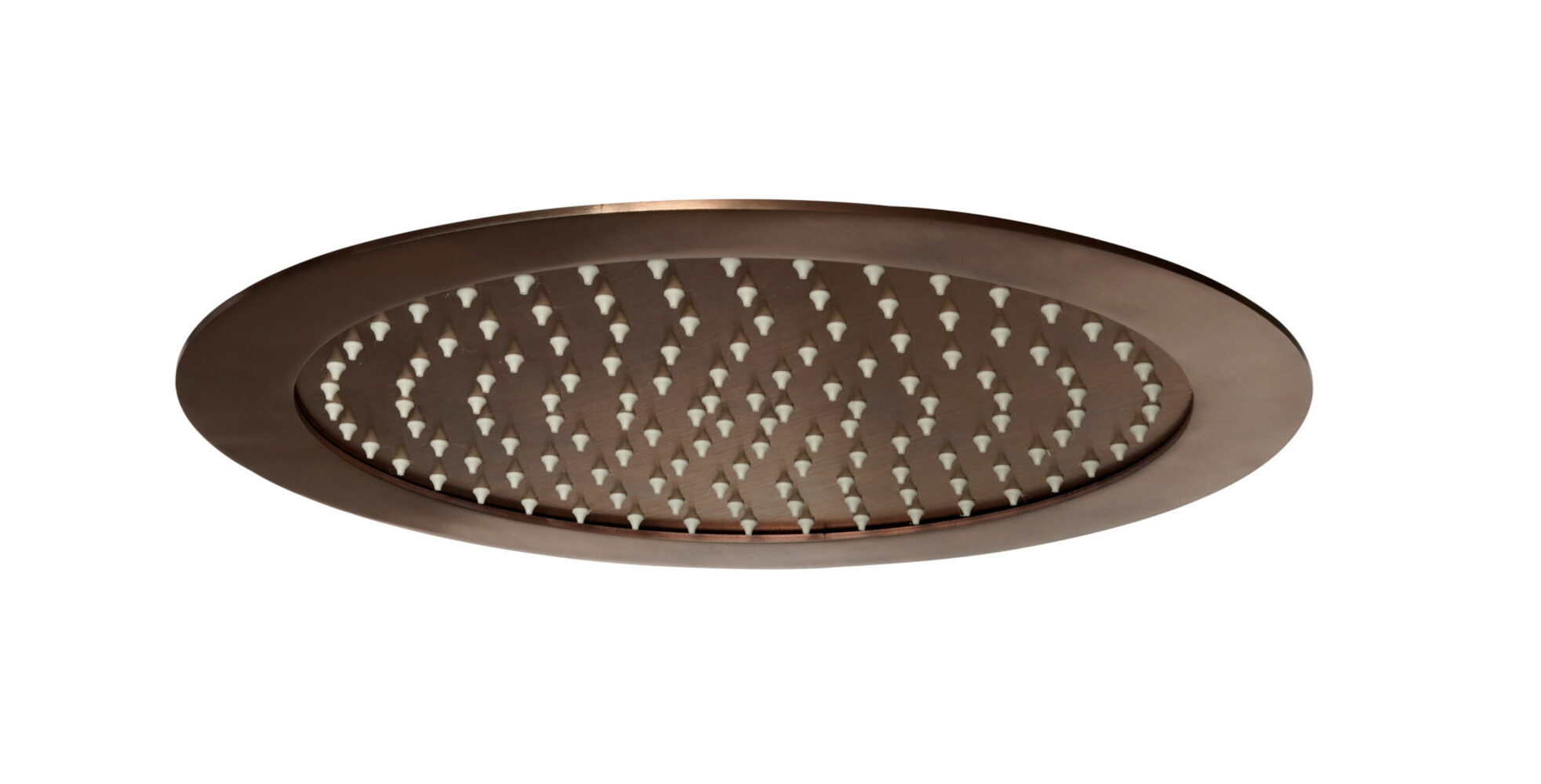 JTP Vos deszczownica 30x30 cm okrągła brąz szczotkowany 21CM300BRZ