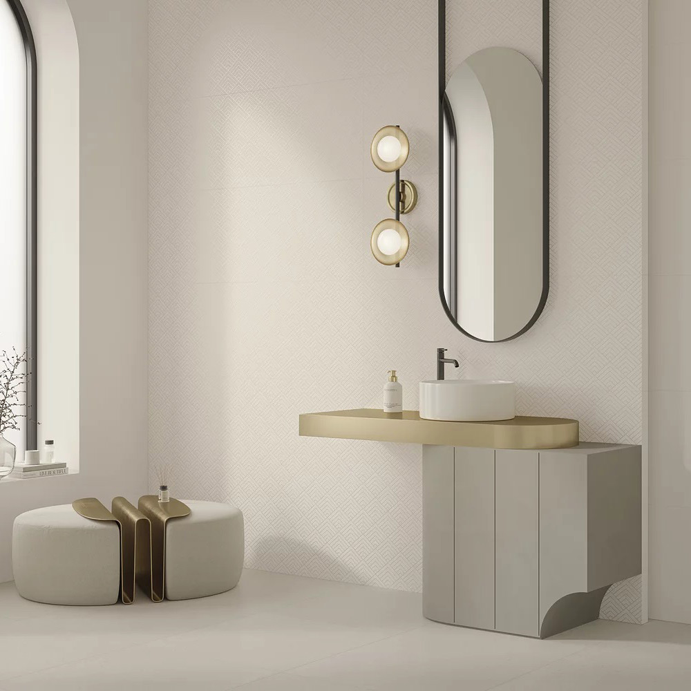 Paradyż Puris White płytka ścienna rekt. ultramat 119,8x39,8 cm biała