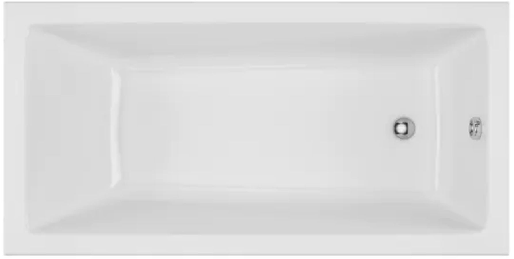 Excellent Wave Slim wanna prostokątna 120x70 cm biała WAEX.WAV12WHS