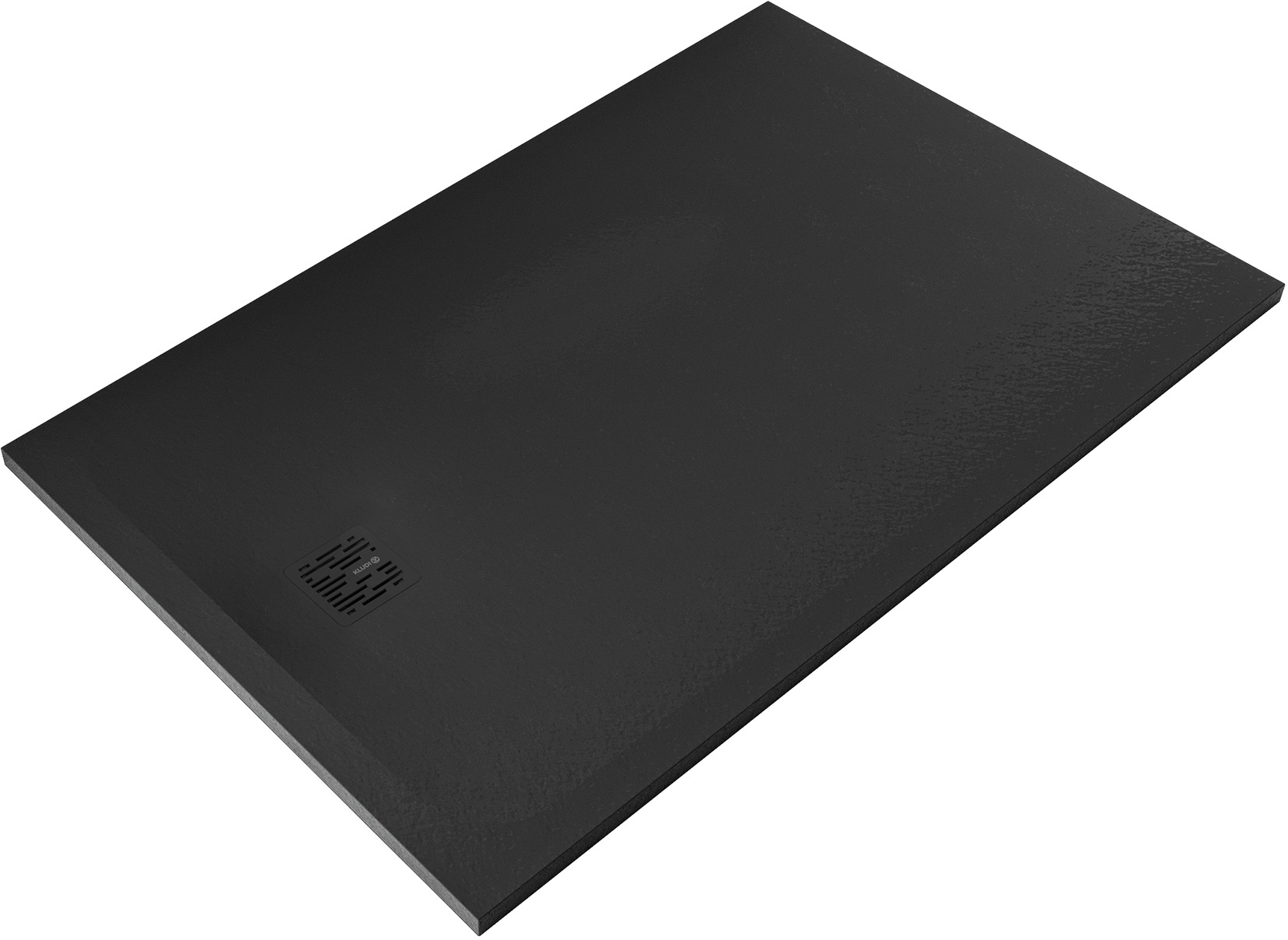 Kludi Terra brodzik prostokątny 140x90 cm czarny mat 09DW0639