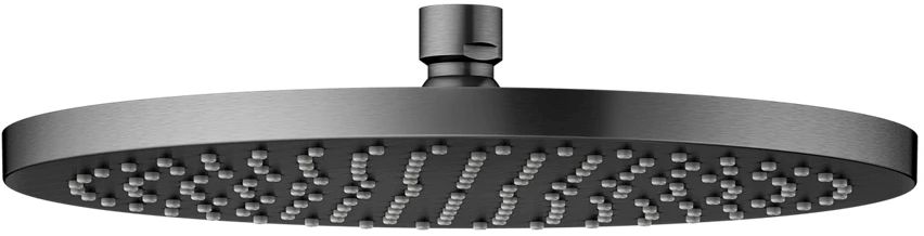 Keuco deszczownica 25 cm okrągła szczotkowany czarny chrom 59886130201