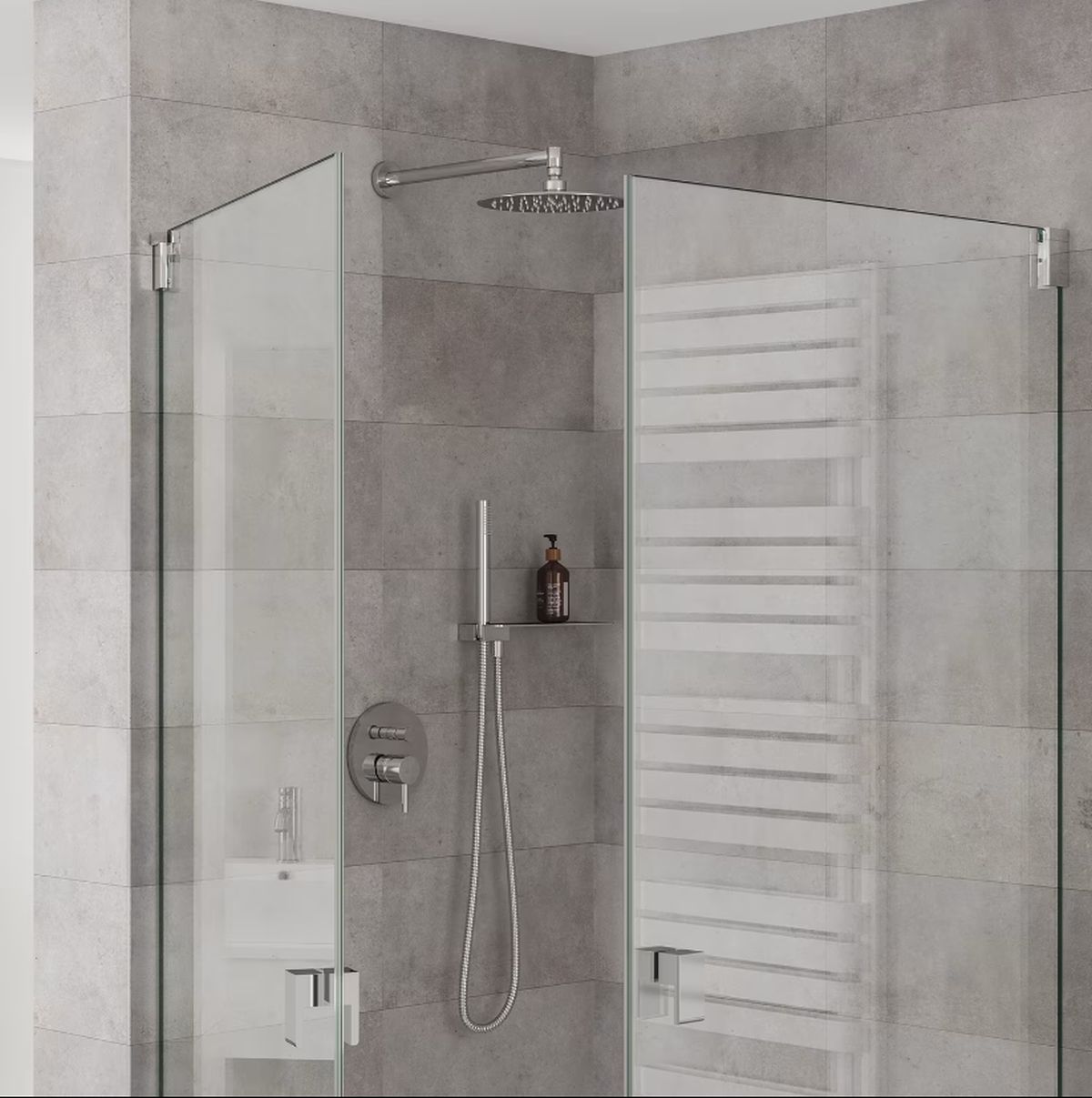 Kronenbach Supra 2.0 deszczownica 30x30 cm okrągła chrom 15 376 300 1904 - Wysyłka w 24h