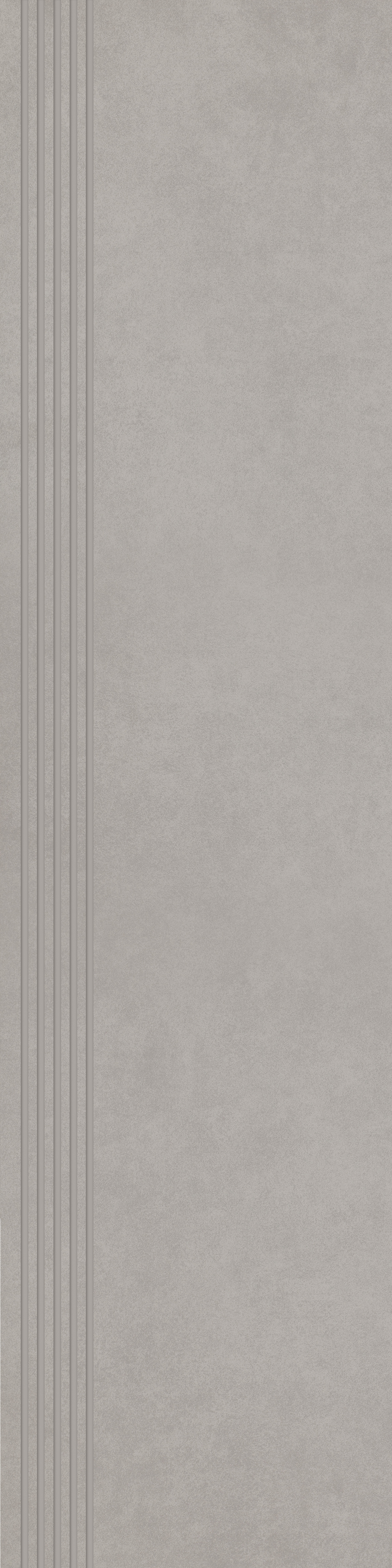 Paradyż Intero stopnica 29,8x119,8 cm prosta nacinana srebrny mat