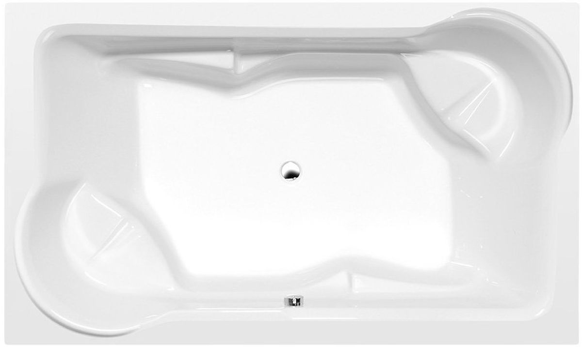 Polysan Duo wanna prostokątna 200x120 cm ze stelażem biała 16211