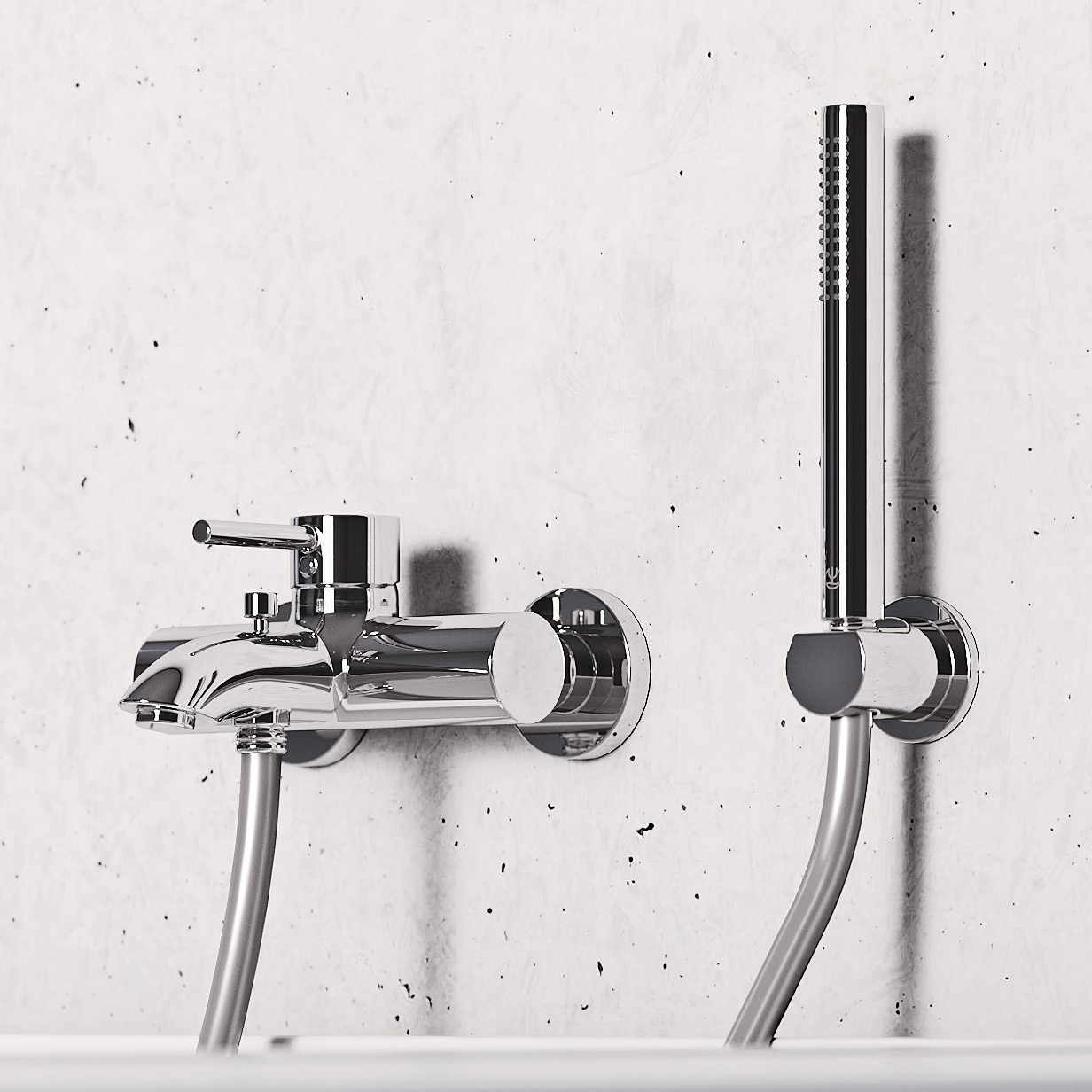 Kludi Bozz bateria wannowo-prysznicowa ścienna chrom 386910576 - Wysyłka w 24h