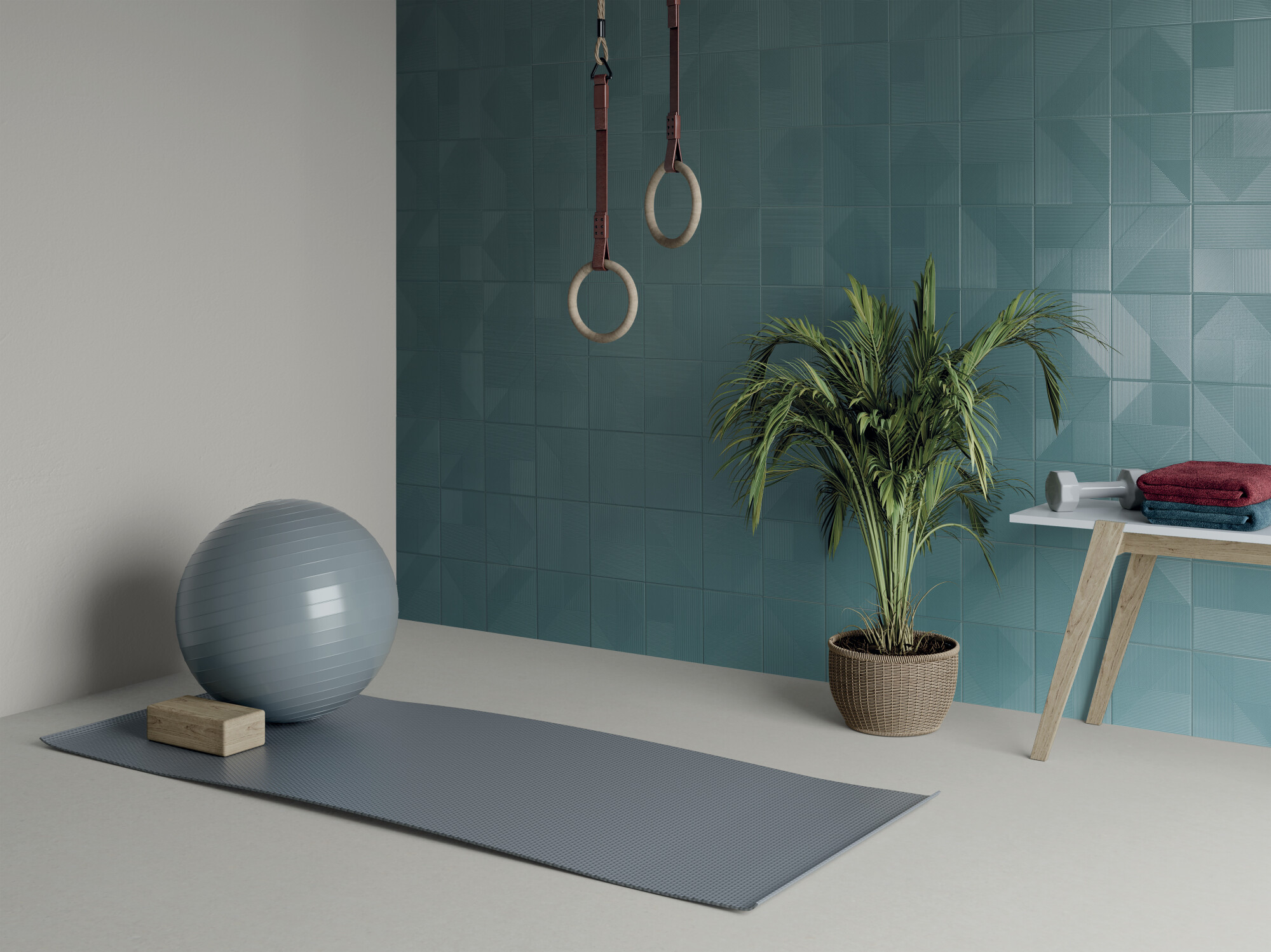 Peronda Harmony Lins Green płytka ścienna 20x20 cm zielona