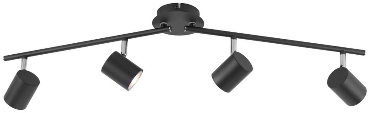 Just Light Tarik lampa podsufitowa 4x5W antracyt 11944-13