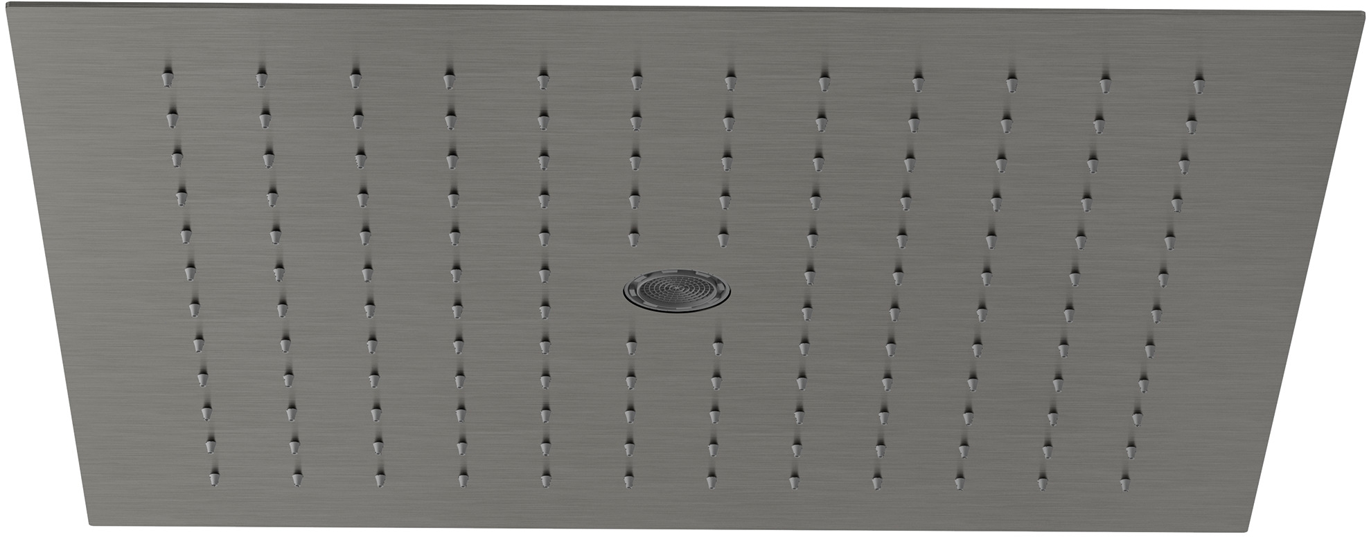 Kludi Asana deszczownica 44x44 cm kwadratowa czarny szczotkowany 69420N2-00