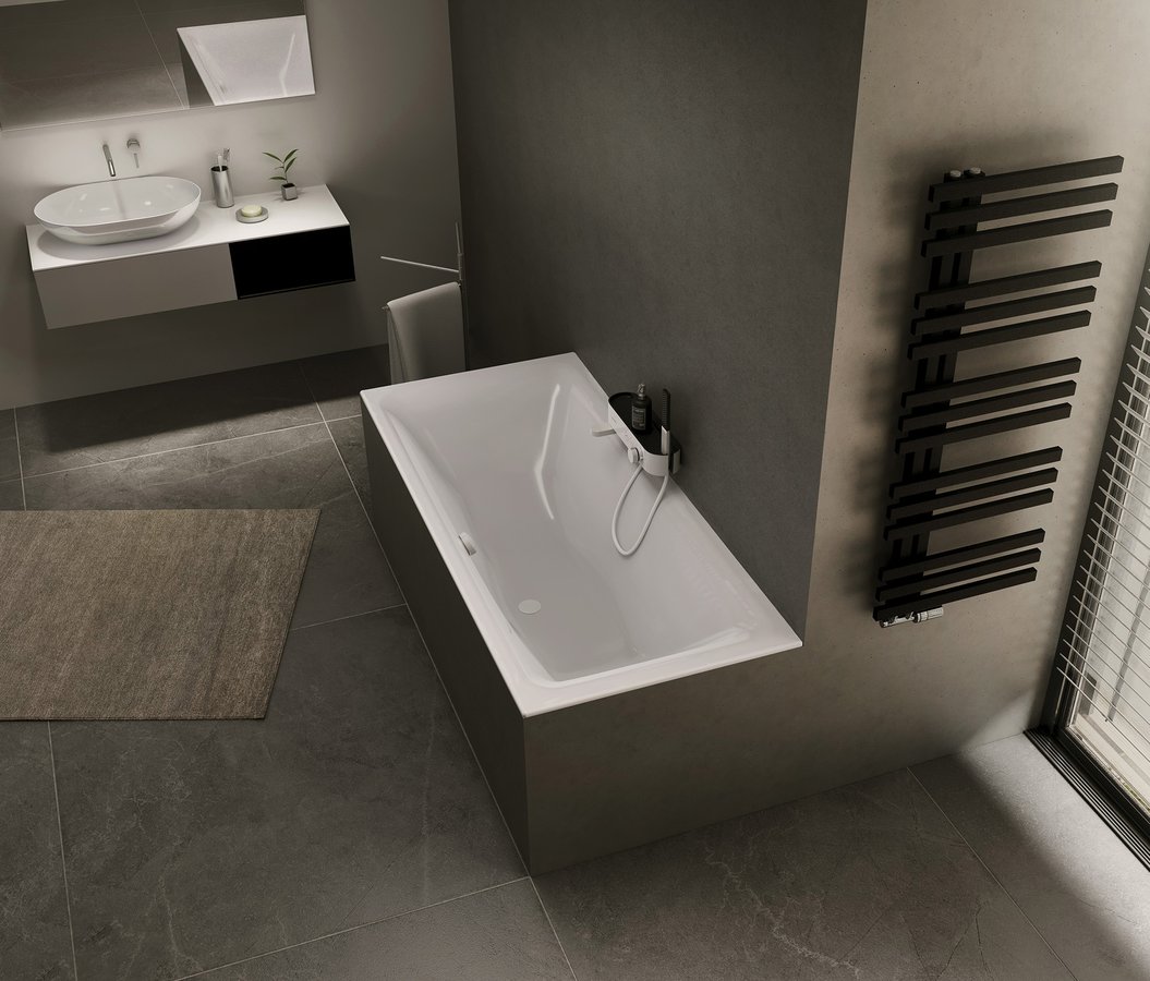 Polysan Kaldera wanna prostokątna 180x80 cm biała 60611