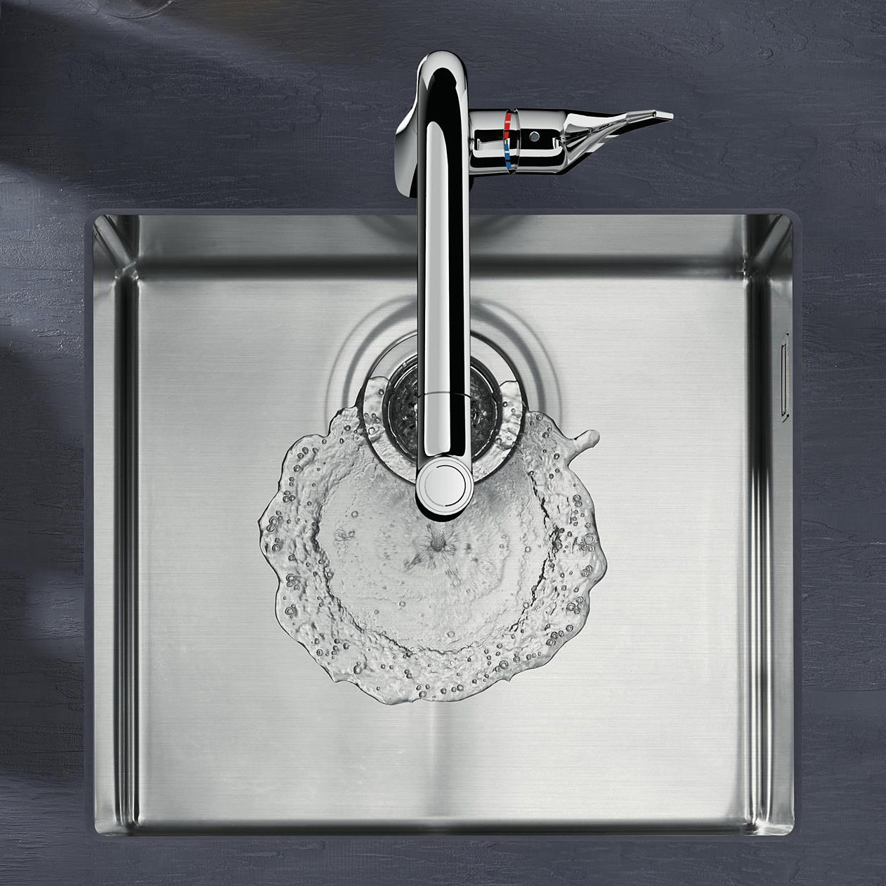 Hansgrohe S 71 zlewozmywak stalowy 45,2x40 cm stal 43426800