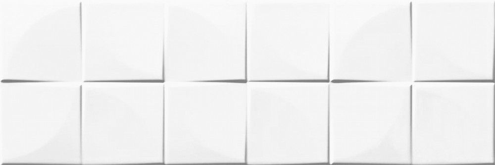 Ceramika Color Quadra płytka ścienna 25x75 cm biały mat