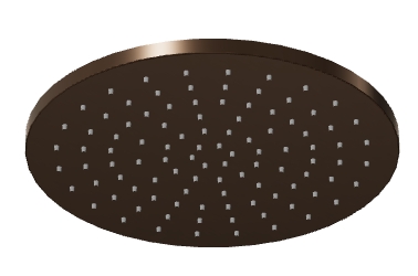 Zucchetti Helm deszczownica 30x30 cm okrągła brushed chocolate Z94254.XP21