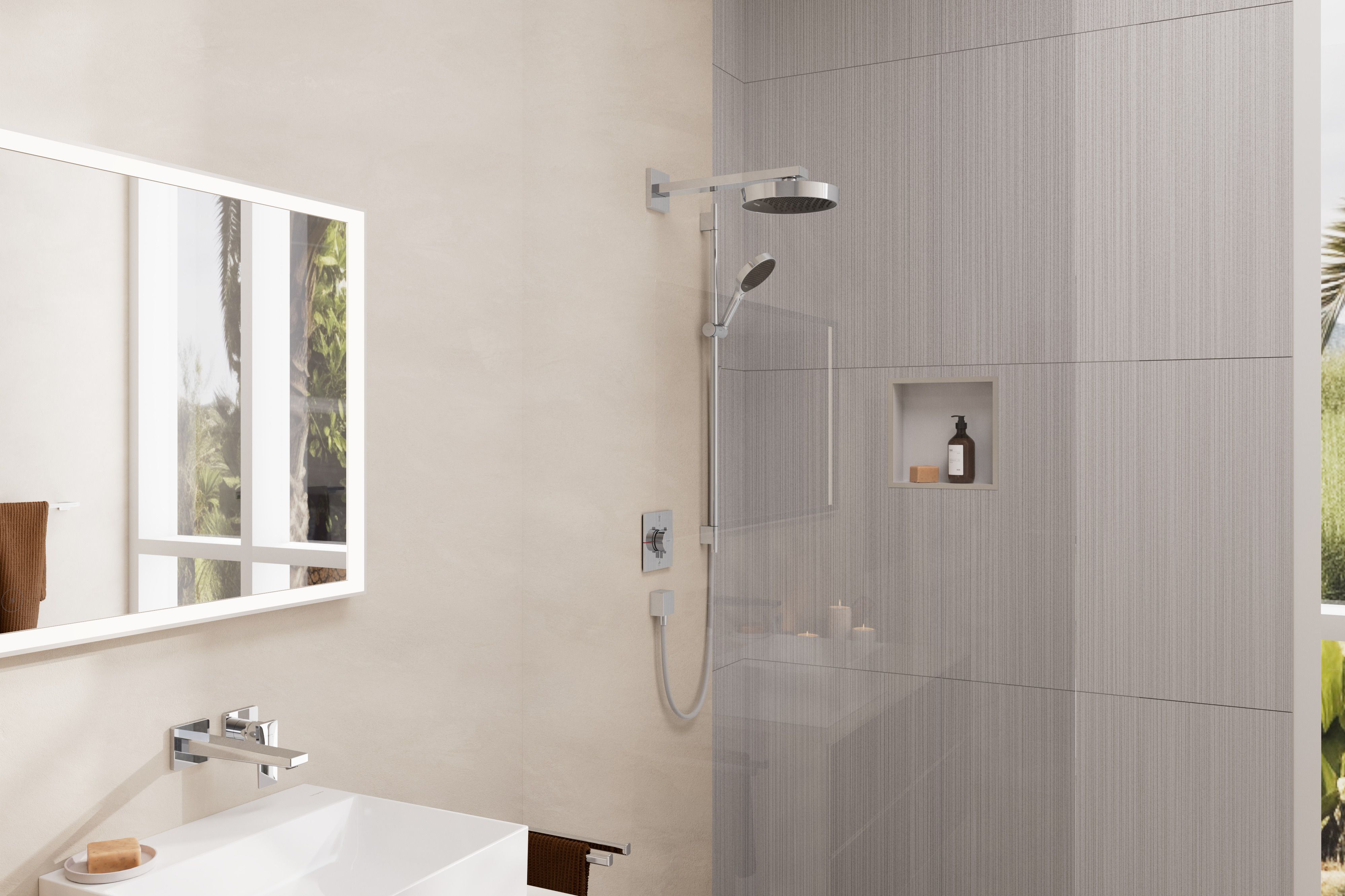 Hansgrohe Rainfinity deszczownica 25 cm okrągła chrom 26229000
