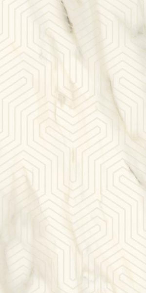 Paradyż Daybreak Bianco Inserto płytka ścienna 29,8x59,8 cm kremowy połysk