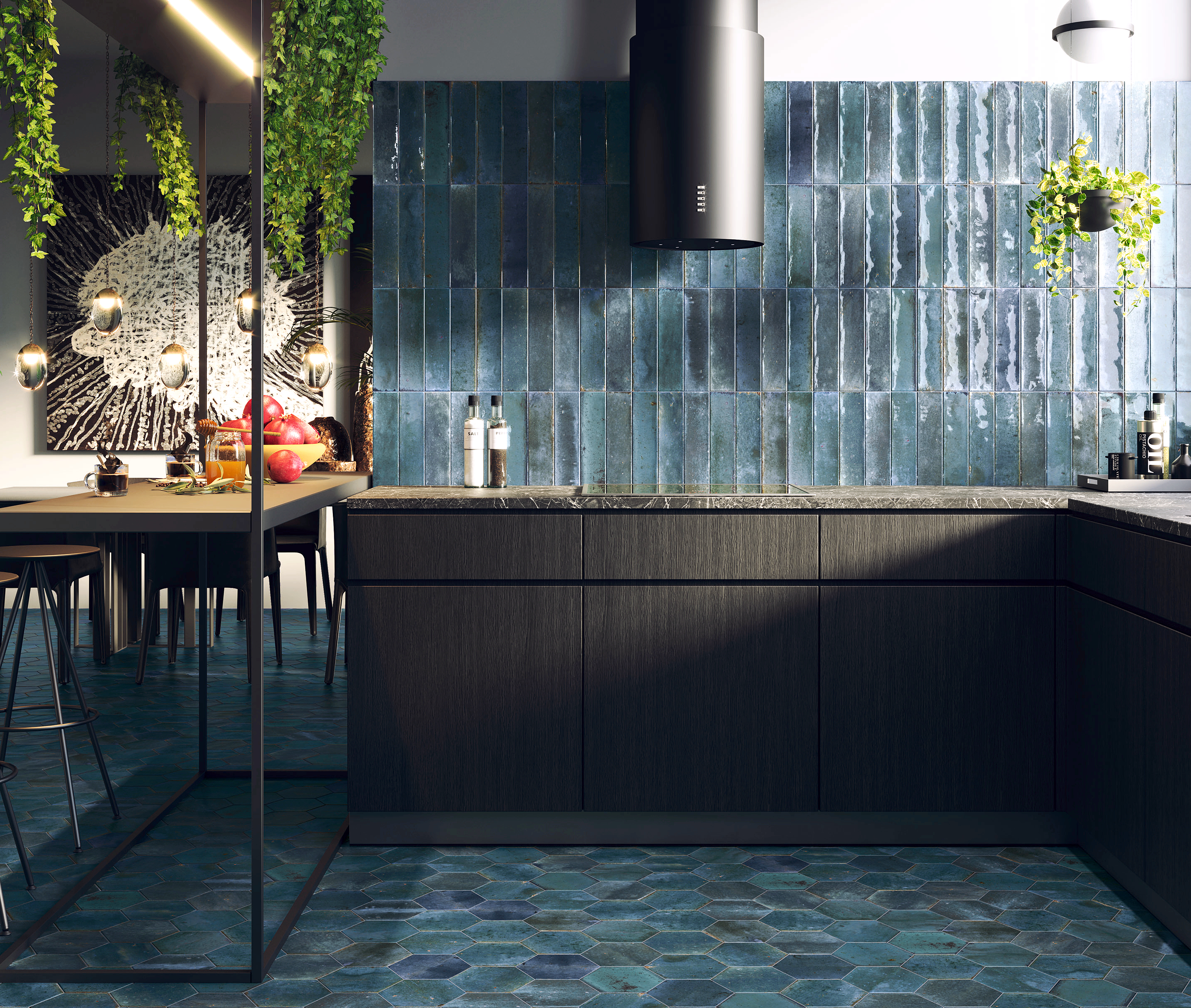 Egen Hope Blue płytka ścienna 7,5x30 cm