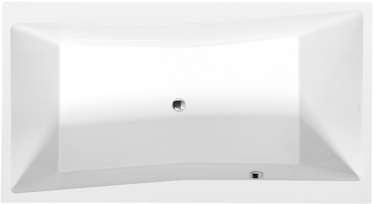 Polysan Quest Slim wanna prostokątna 180x100 cm biała 78511S