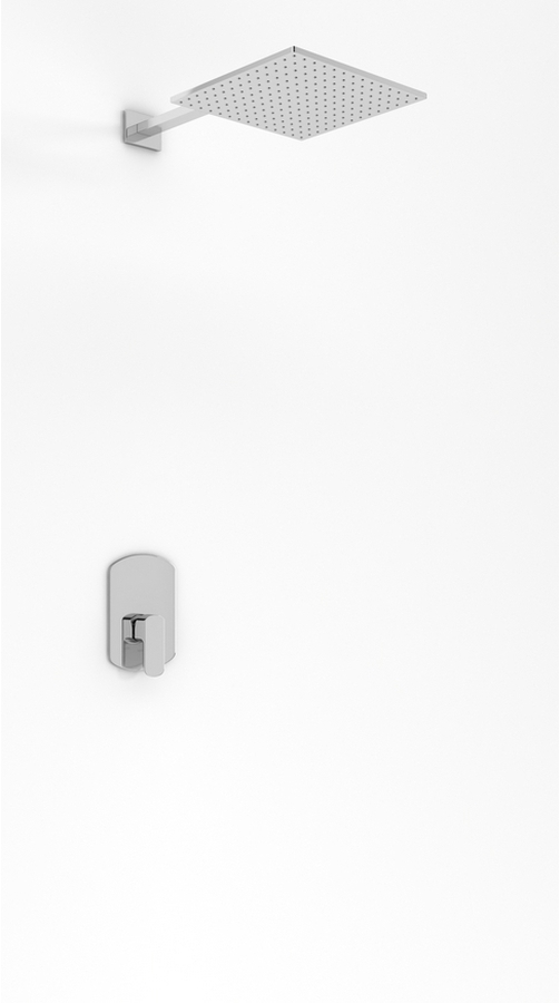 Kohlman Foxal zestaw prysznicowy podtynkowy z deszczownicą 30 cm chrom QW220FQ30