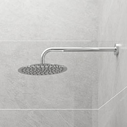 Oltens Vindel Lagan deszczownica 25 cm okrągła z ramieniem ściennym chrom 36012100 - Wysyłka w 24h