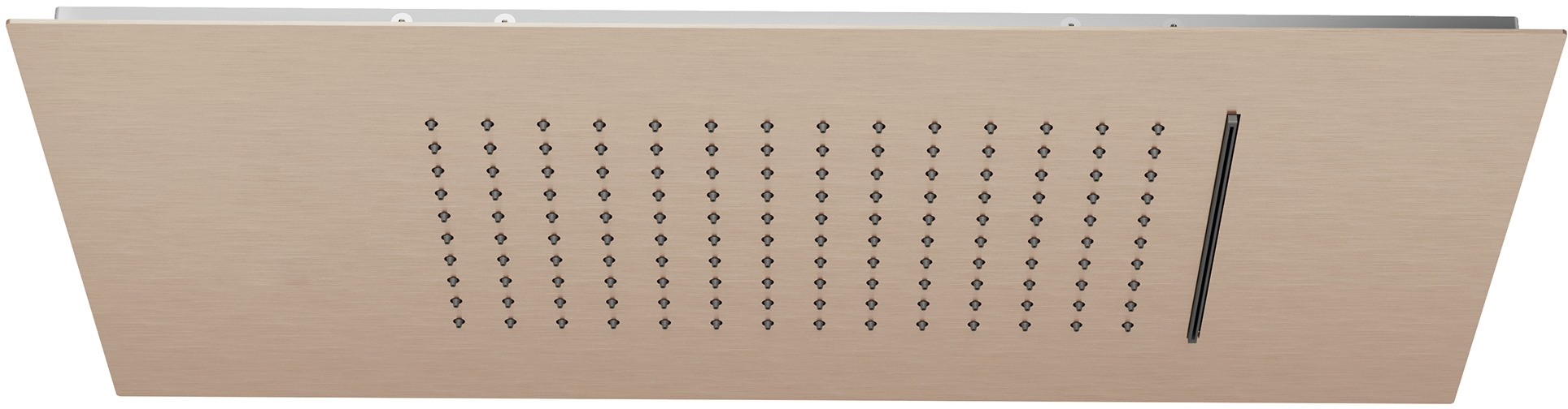 Kludi Asana deszczownica 60x30 cm prostokątna brązowy szczotkowany 69450N1-00