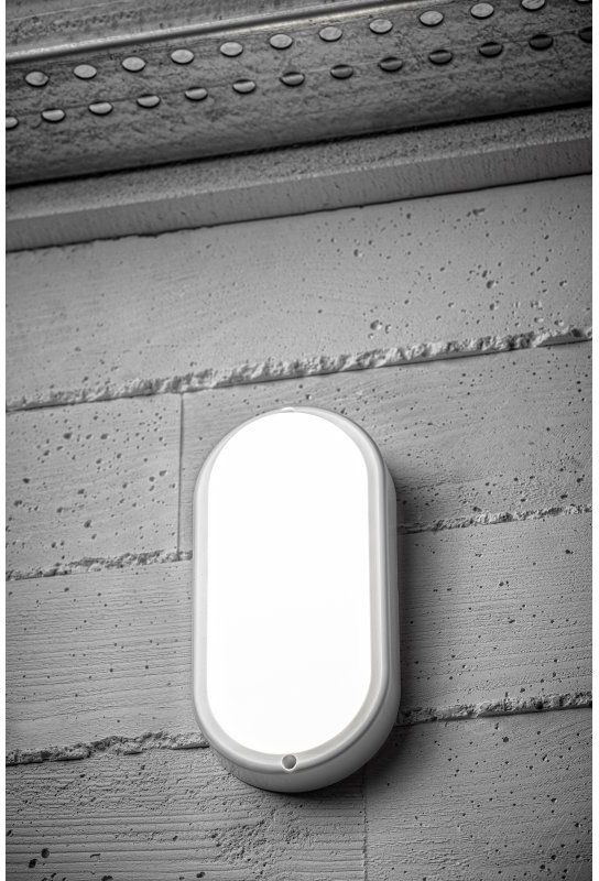 GTV Kodo plafon 1x12 W biały LD-KD12WOV-NB