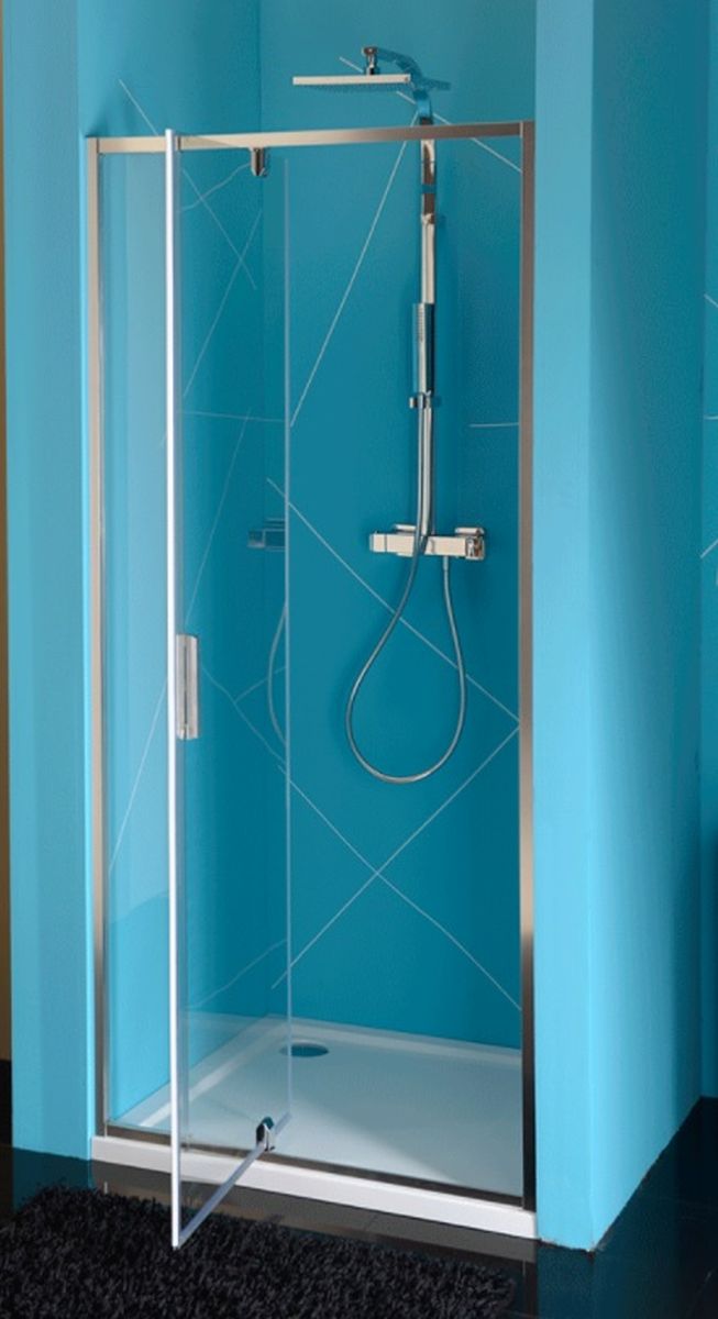 Polysan Easy Line drzwi prysznicowe 88-102 cm chrom/szkło przezroczyste EL1715