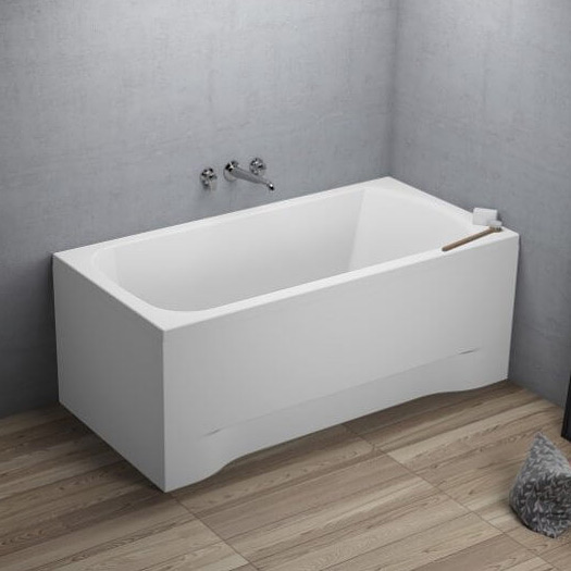 Polimat Classic wanna prostokątna 170x75 cm biała 00280