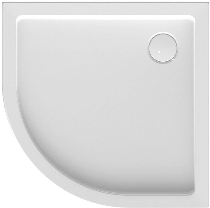 Sanplast Free Line brodzik 90x90 cm półokrągły zabudowany BPza/FREE biały 615-040-1730-01-000