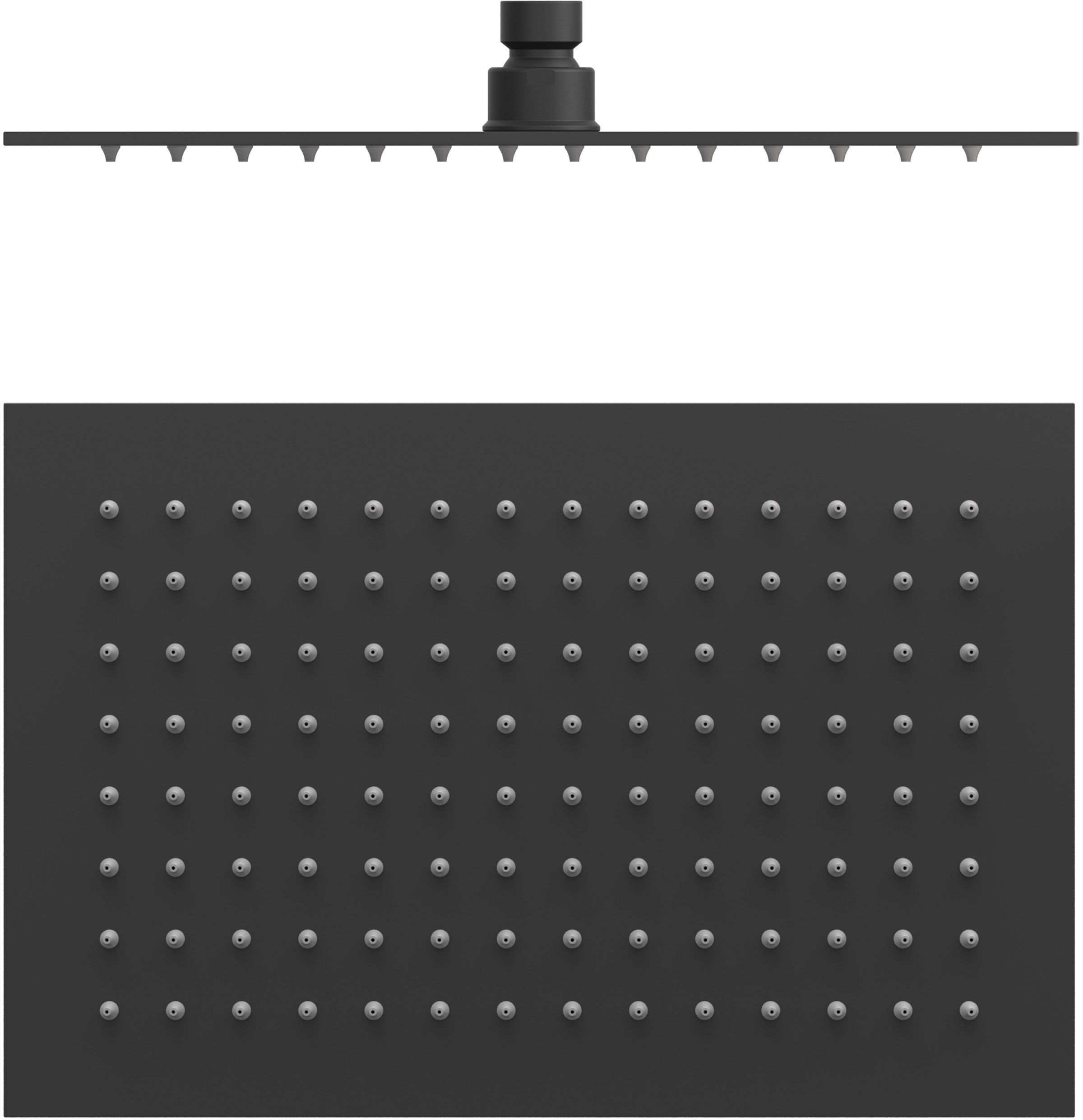 Tres deszczownica 30x20 cm prostokątna czerń mat 134315007NM