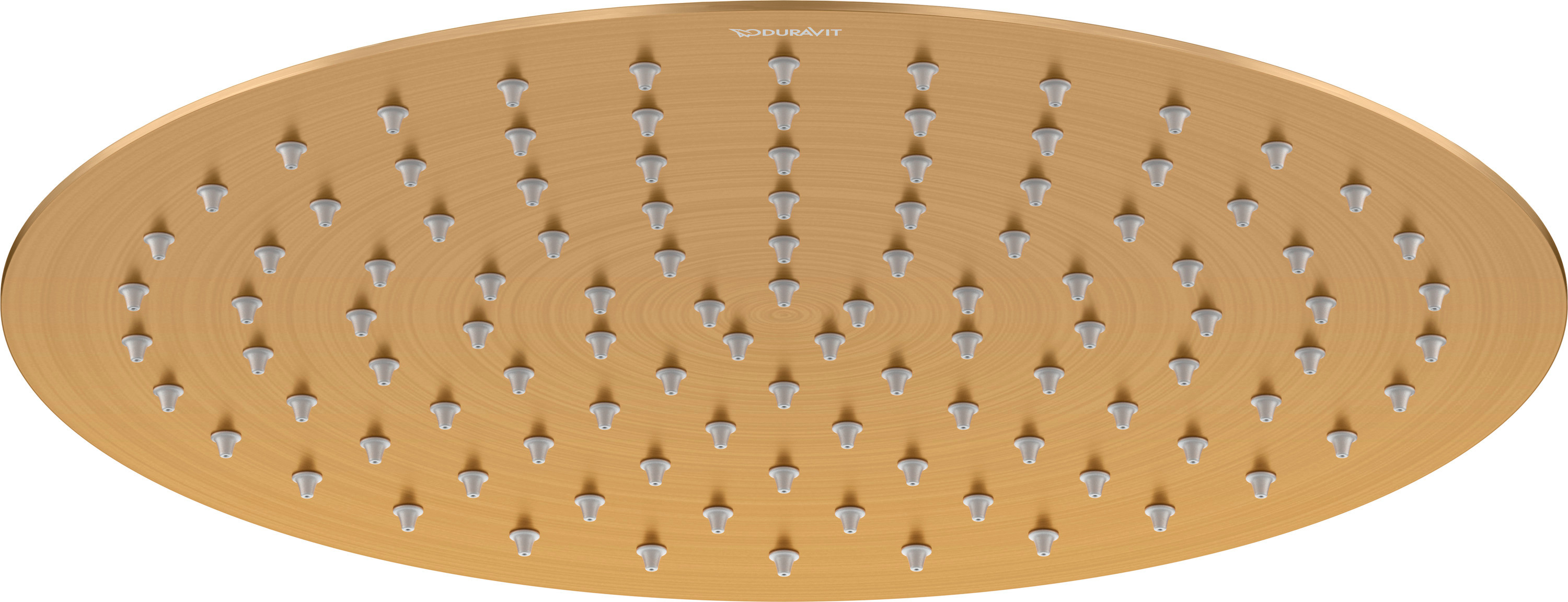 Duravit deszczownica 30 cm okrągła brąz szczotkowany UV0660020004