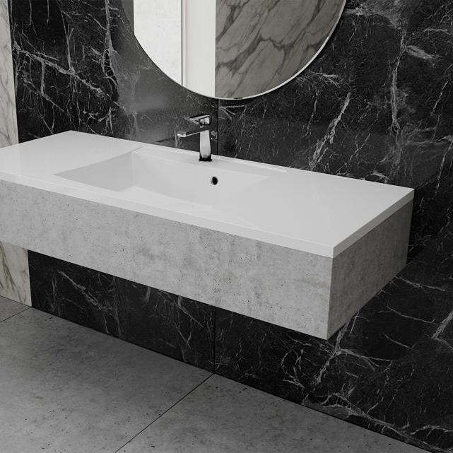 Vayer Norma umywalka 81,2x50 cm wpuszczana biała 081.050.011.3-1.0.1.X.X